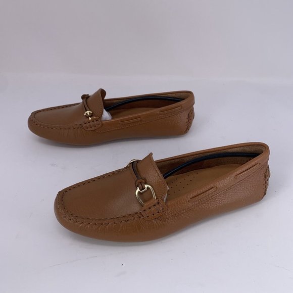 Rockport Bayview CI5125 Loafers Women's 5 Brown Leather Casual Moc Slip On S0563 - Picture 4 of 10